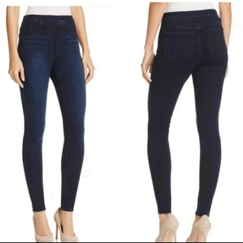 SPANX Jean-ish Ankle Leggings in dark indigo